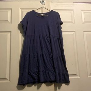 Navy dress, Size: XL, Brand: Time and Tru